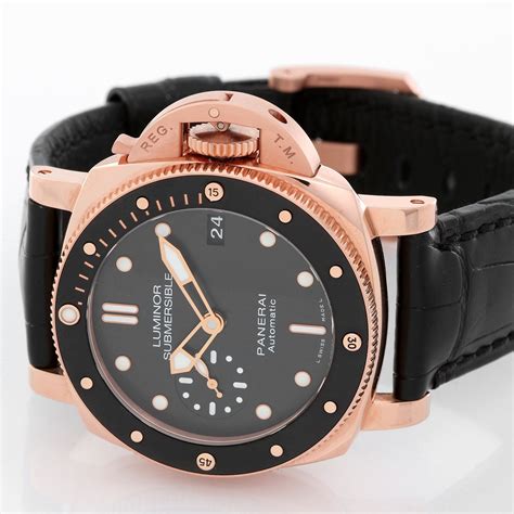 panerai watch rose gold